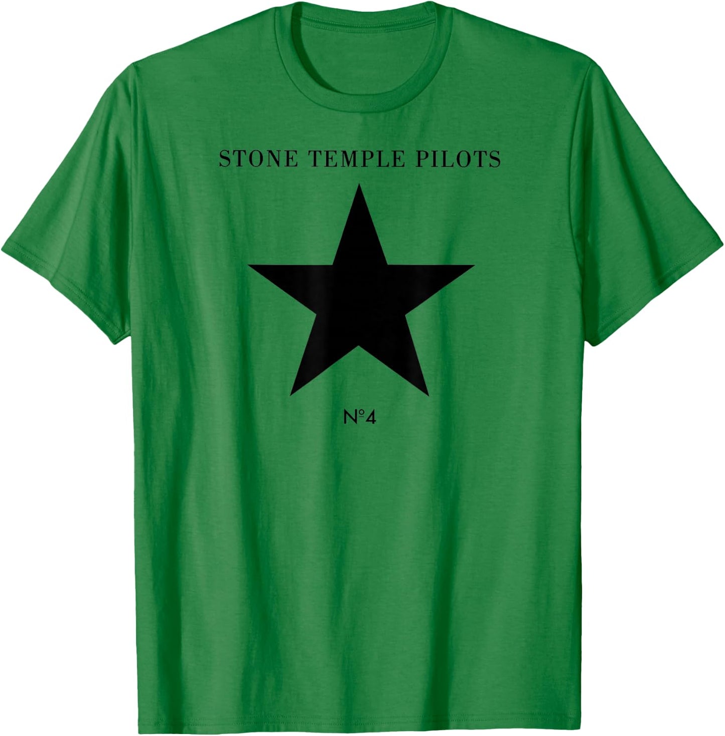 Stone Temple Pilots - No. 4 White T-Shirt - T-Shirt | Irish Green