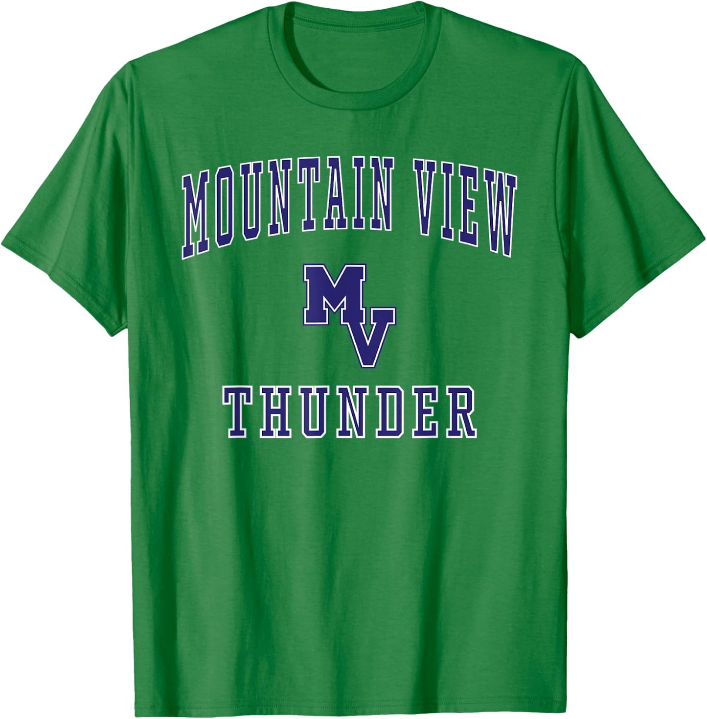 Mountain View High School Thunder T-Shirt - T-Shirt | Irish Green