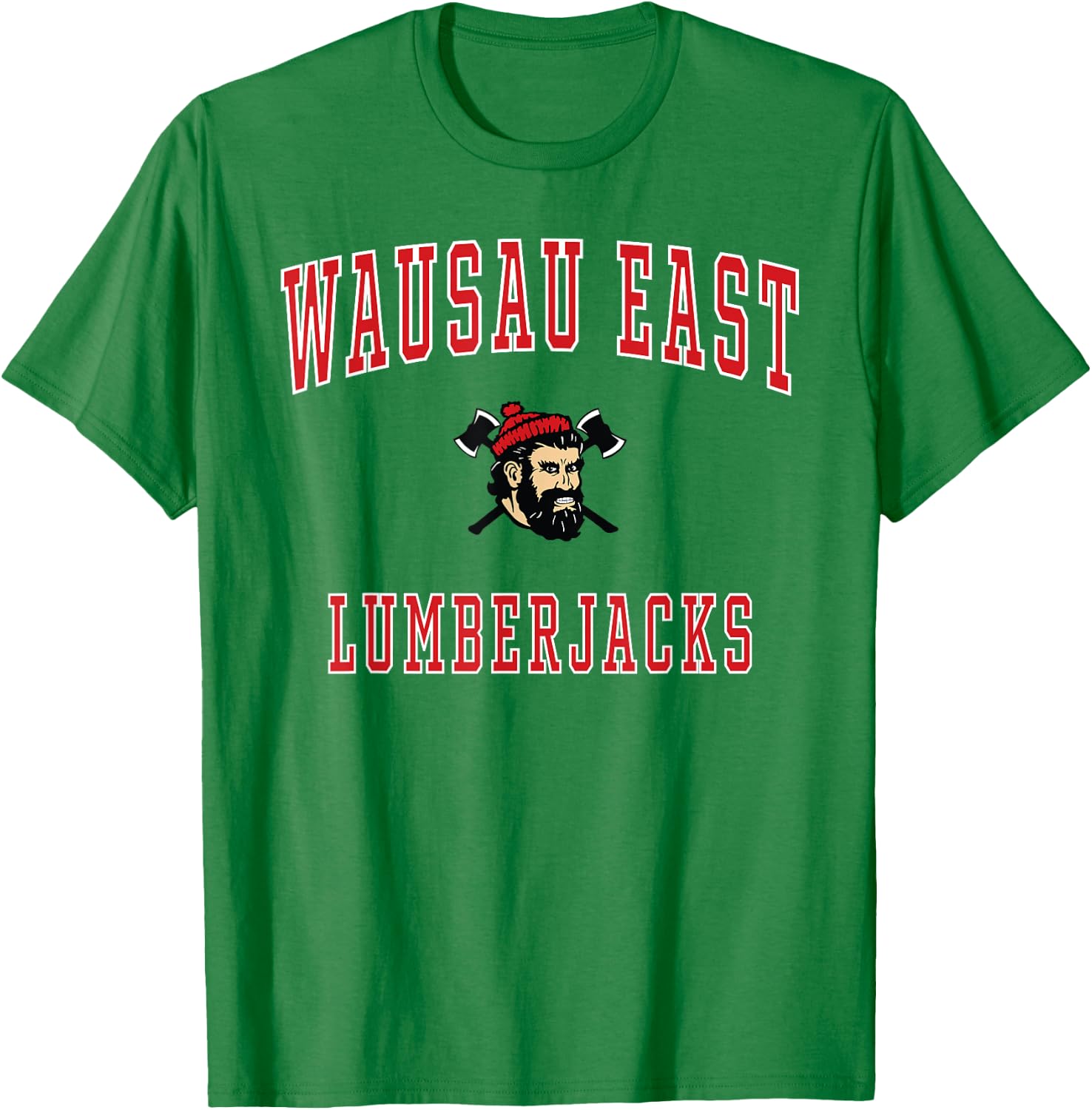 Wausau East High School Lumberjacks T-Shirt - T-Shirt | Irish Green