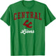 Carrollton Central High School Lions T-Shirt - T-Shirt | Irish Green