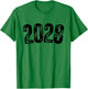 Vintage Senior 2028 Class of 2028 First Day Of School 2028 T-Shirt - T-Shirt | Irish Green
