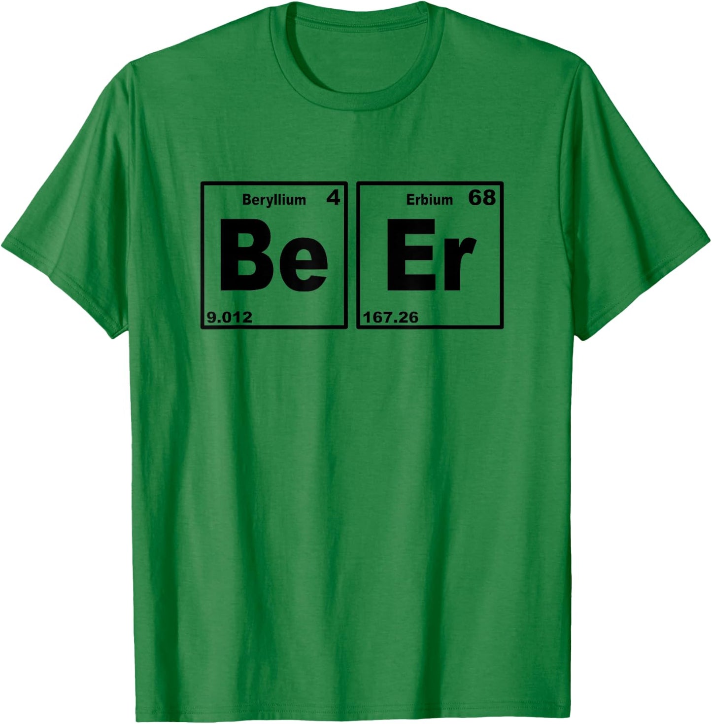 Beer Periodic Table - Chemistry T-Shirt - T-Shirt | Irish Green