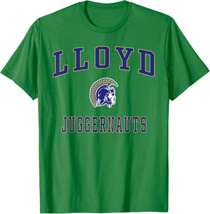 Lloyd High School Juggernauts T-Shirt - T-Shirt | Irish Green