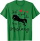 Just a girl who loves her mustang horse T-Shirt - T-Shirt | Irish Green