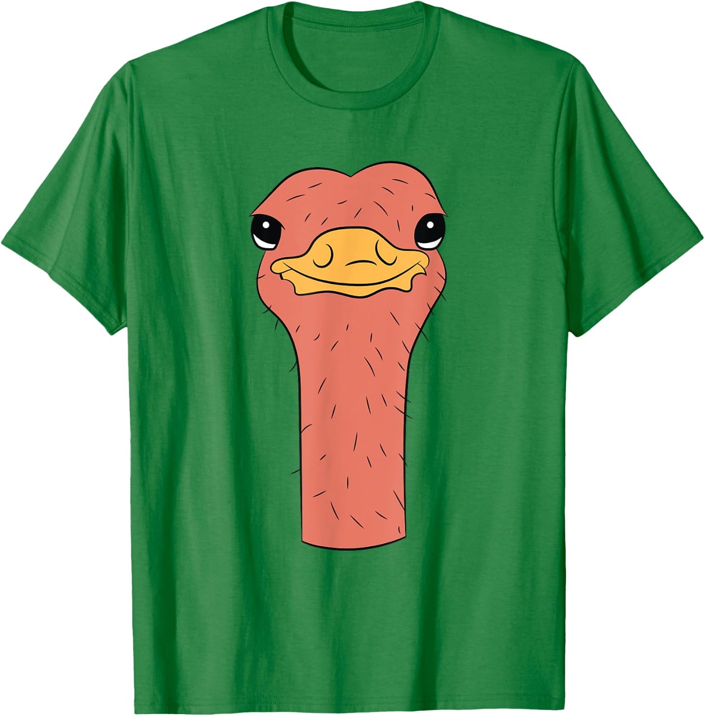 Ostrich Head Ostrich Funny Ostrich Costume T-Shirt - T-Shirt | Irish Green