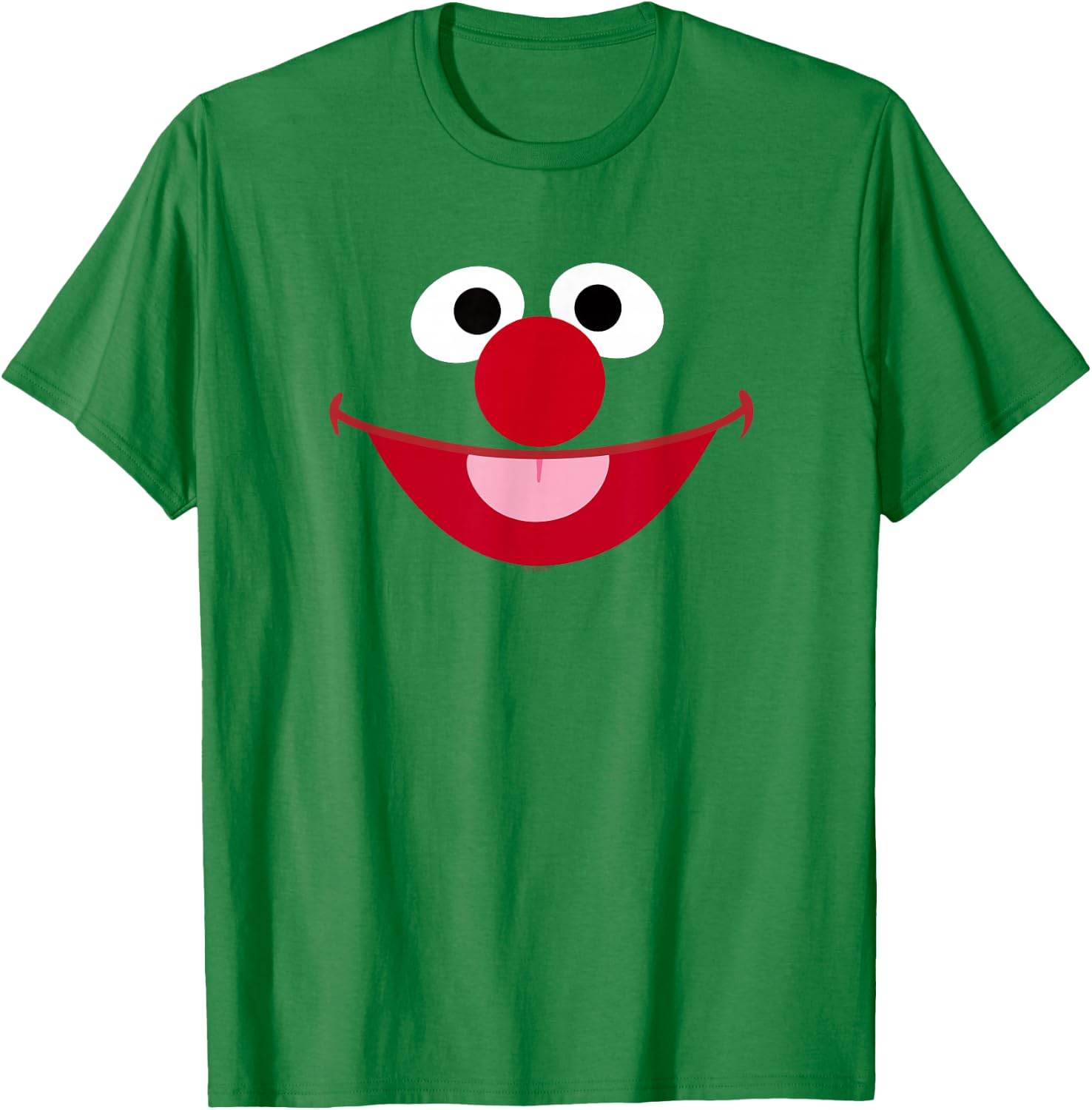 Sesame Street Ernie Face Halloween Costume T-Shirt - T-Shirt | Irish Green