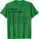 Clinical Psychologist Funny Definition Psychology Retirement T-Shirt - T-Shirt | Irish Green