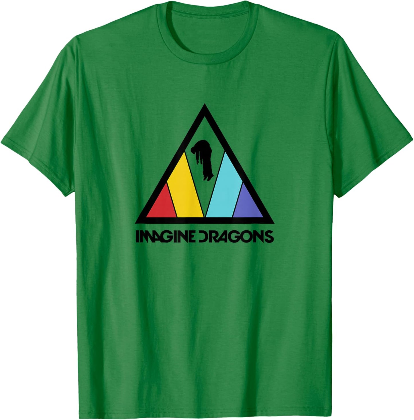 Imagine Dragons Triangle Logo T-Shirt - T-Shirt | Irish Green