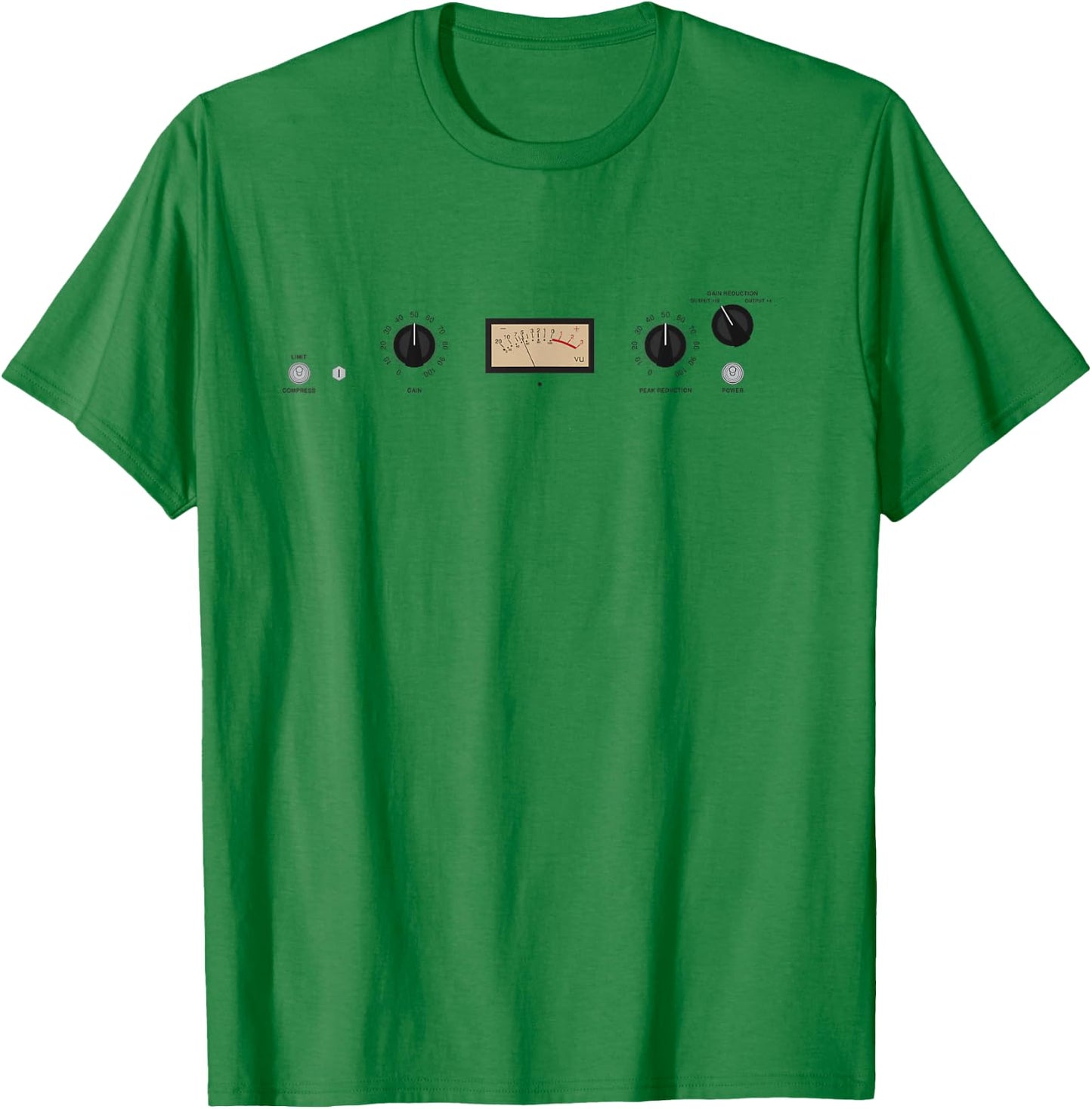 LA-2A Optical Compressor Leveling Amplifier Studio Rack Gear T-Shirt - T-Shirt | Irish Green