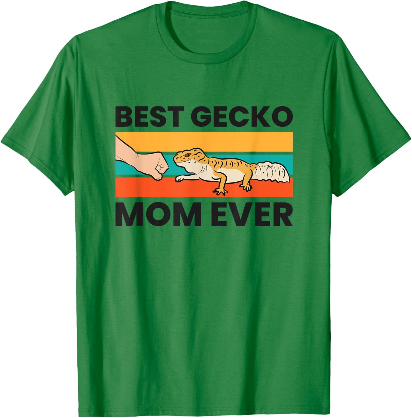 Best Gecko Mom Ever Lizard Leopard Gecko T-Shirt - T-Shirt | Irish Green