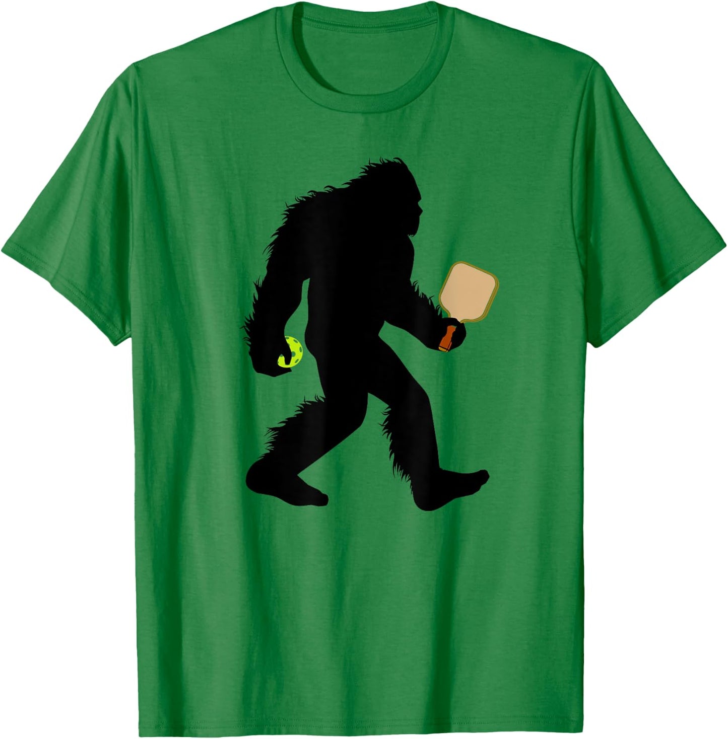Bigfoot Pickleball Sport Dinker Sasquatch T-Shirt - T-Shirt | Irish Green