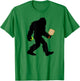 Bigfoot Pickleball Sport Dinker Sasquatch T-Shirt - T-Shirt | Irish Green