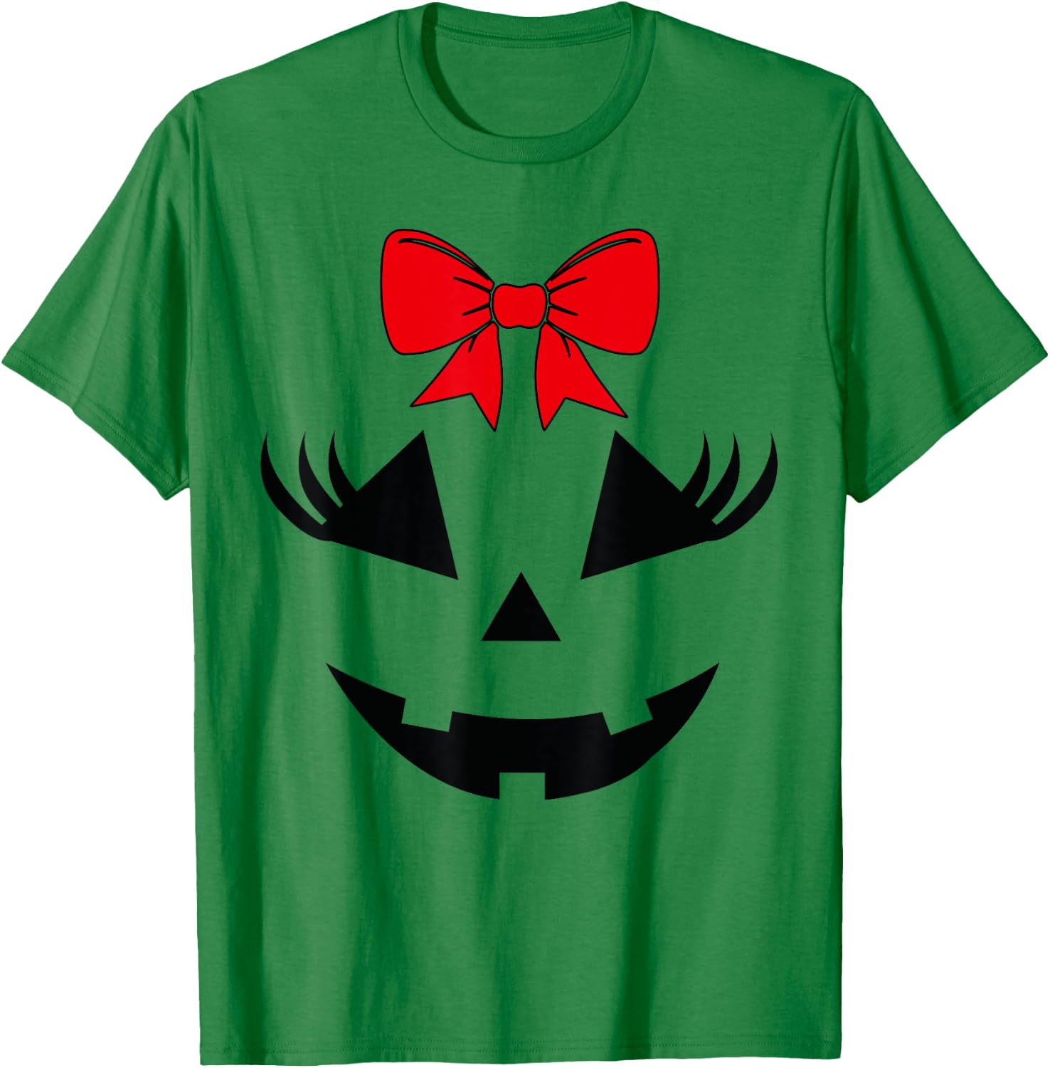 Scary Spooky Jack O Lantern Face Pumpkin Halloween Women T-Shirt - T-Shirt | Irish Green