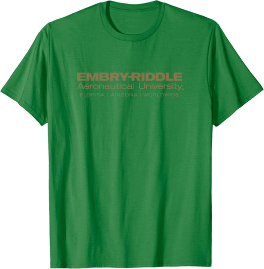 Embry Riddle Eagles | Official NCAA Worldwide | PPERAUW03 T-Shirt - T-Shirt | Irish Green