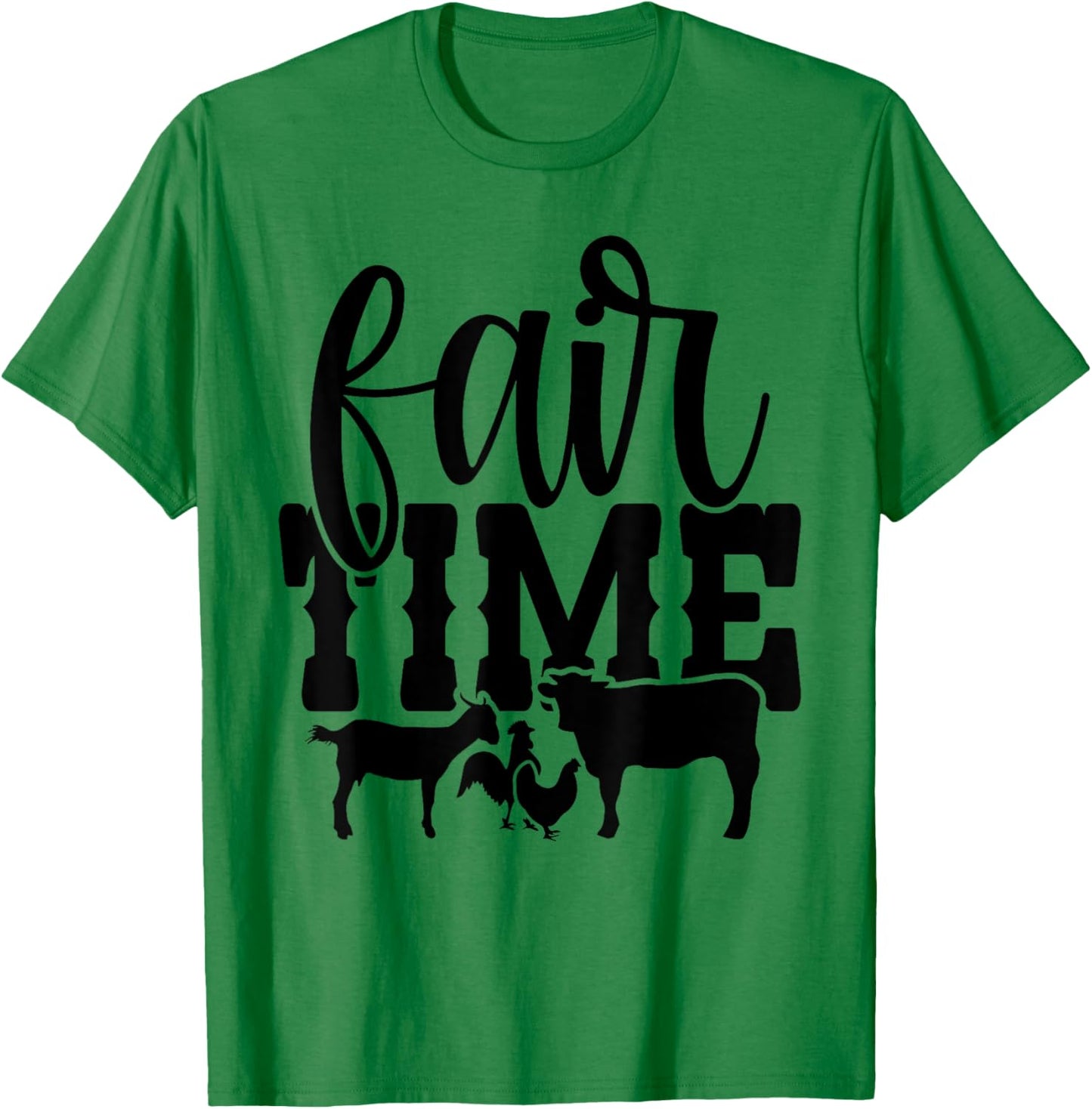 County Fair / State Fair Celebrate Food Summer Livestock T-Shirt - T-Shirt | Irish Green