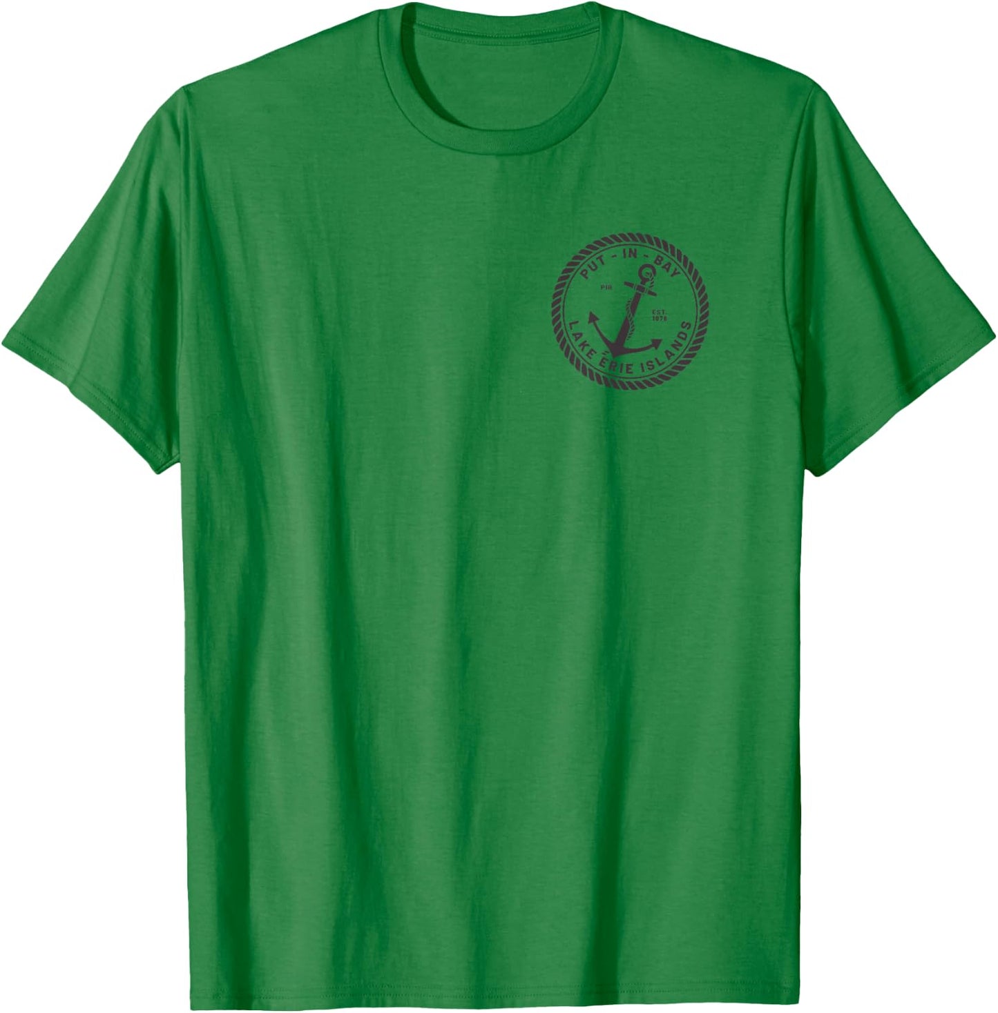 Put In Bay Ohio Lake Erie Islands T-Shirt - T-Shirt | Irish Green
