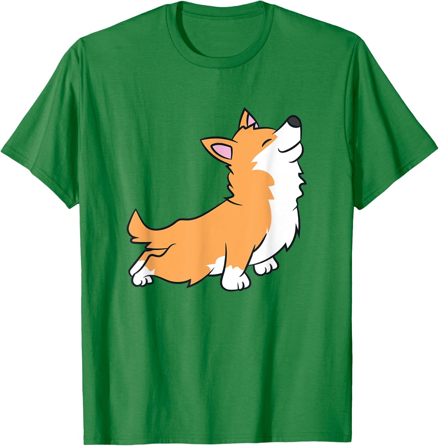 Corgi Dog Yoga Workout Meditation Exercise Corgi Owner Women Kids T-Shirt - T-Shirt | Irish Green