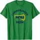 Northern Arizona NAU Lumberjacks Arched Mom T-Shirt - T-Shirt | Irish Green