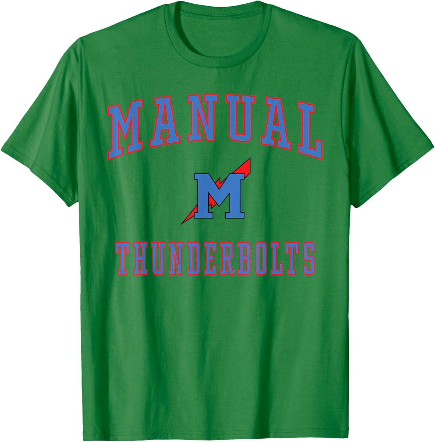 Manual High School Thunderbolts T-Shirt - T-Shirt | Irish Green