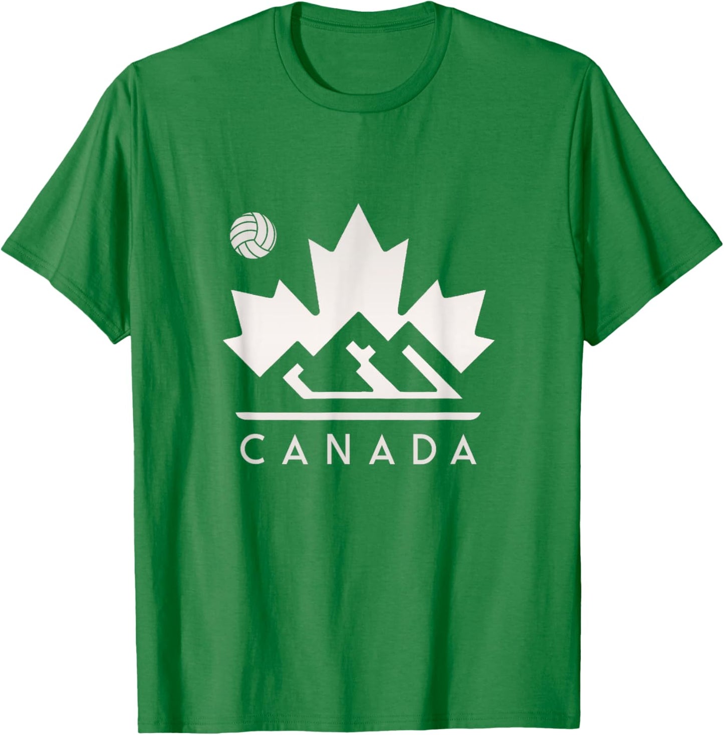 Canada Volleyball - Canadian Volleyball T-Shirt - T-Shirt | Irish Green