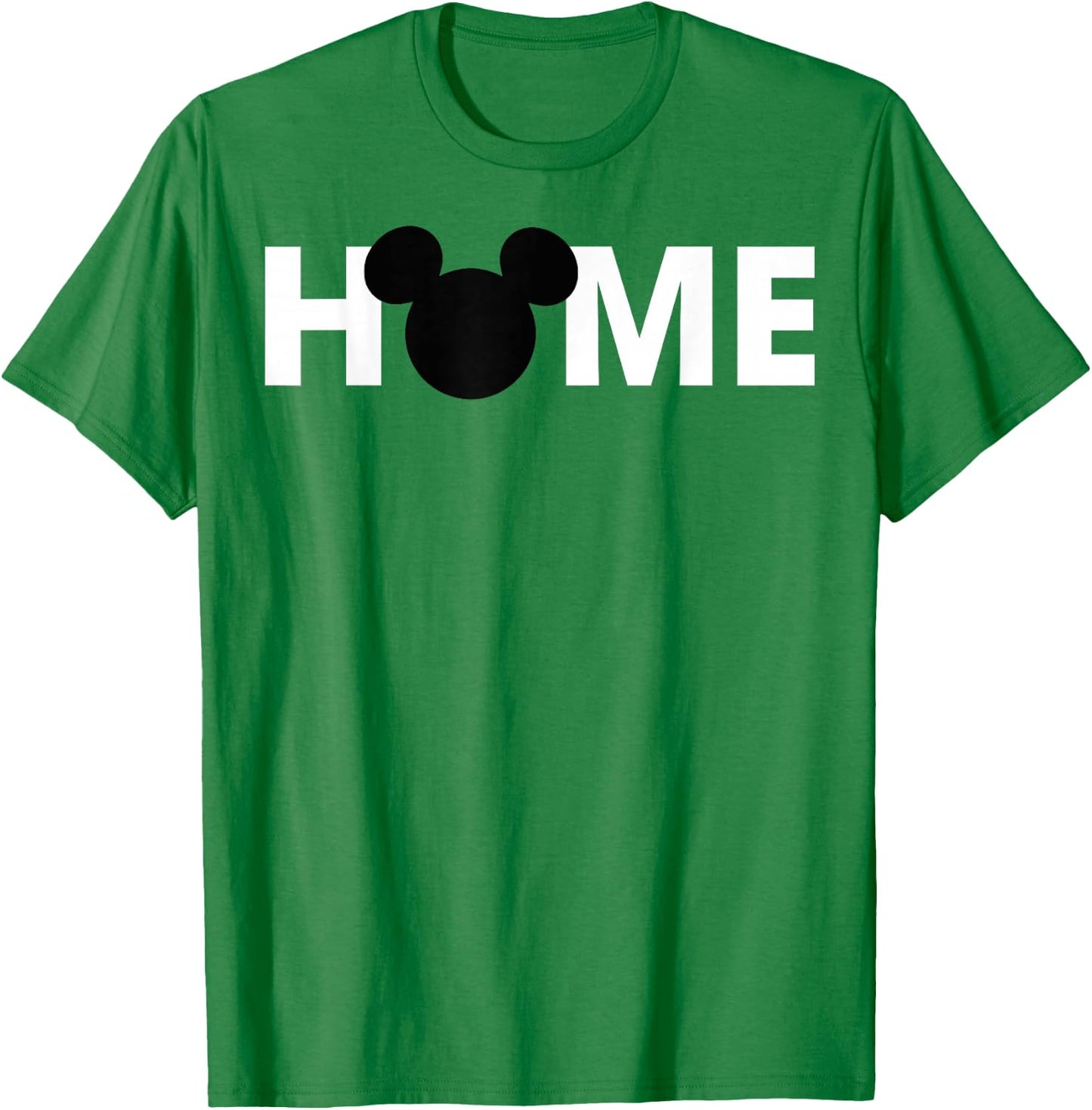 Disney Mickey And Friends Mickey Silhouette Home T-Shirt - T-Shirt | Irish Green