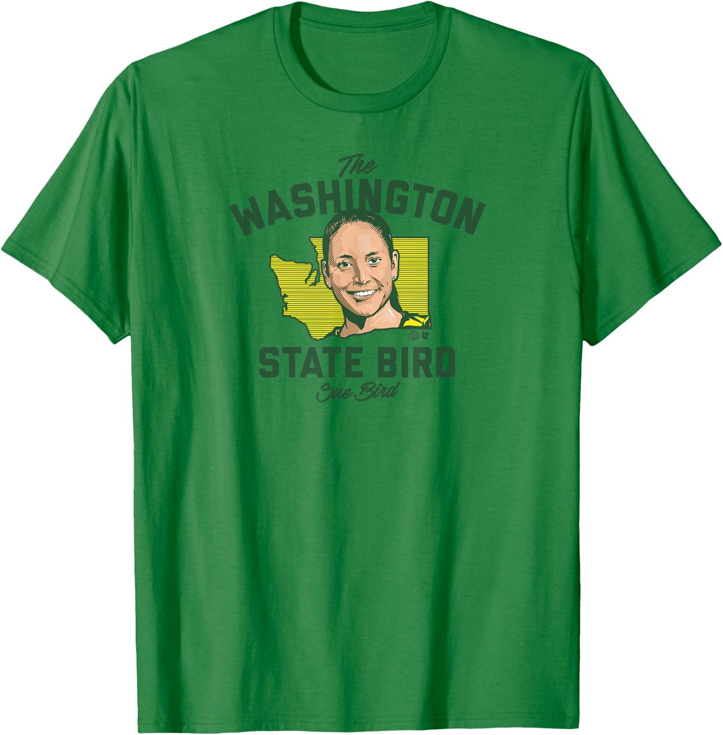 Sue Bird - Washington State Bird - Seattle Basketball T-Shirt - T-Shirt | Irish Green