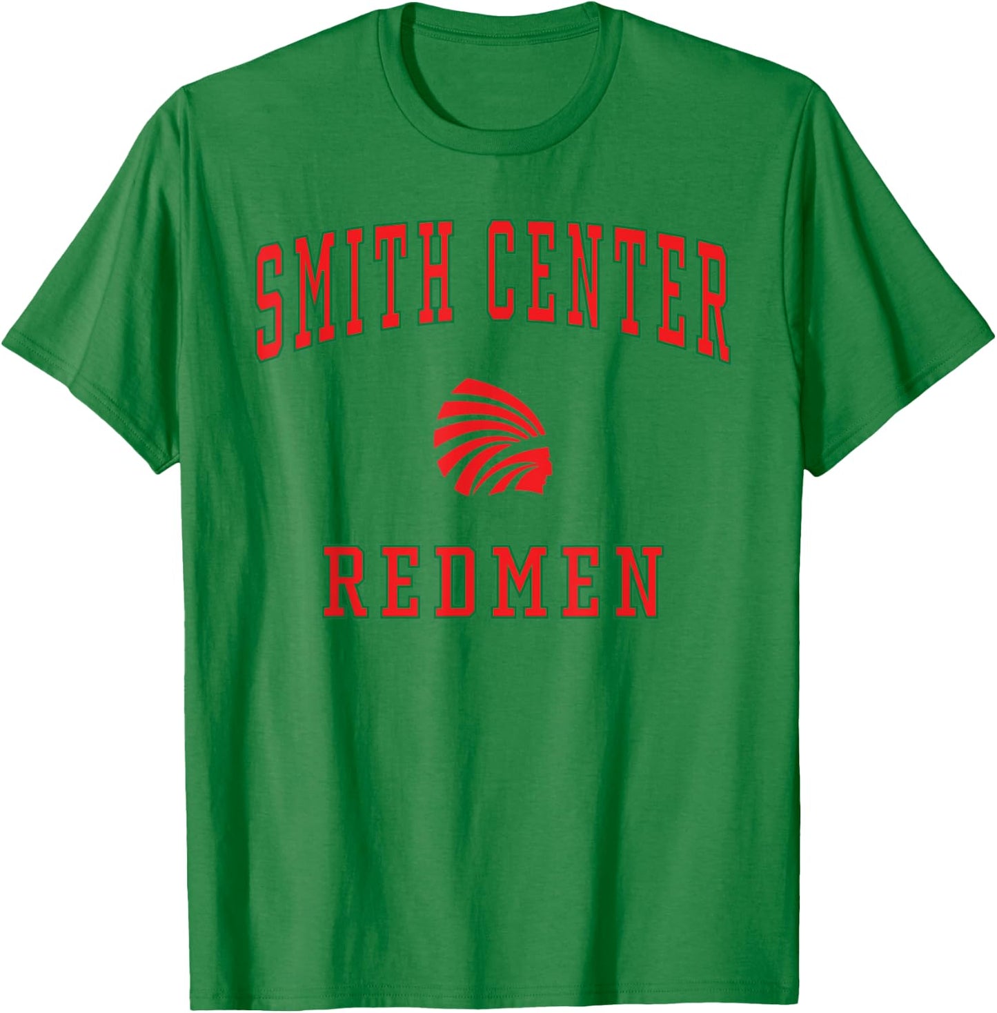 Smith Center High School Redmen T-Shirt - T-Shirt | Irish Green