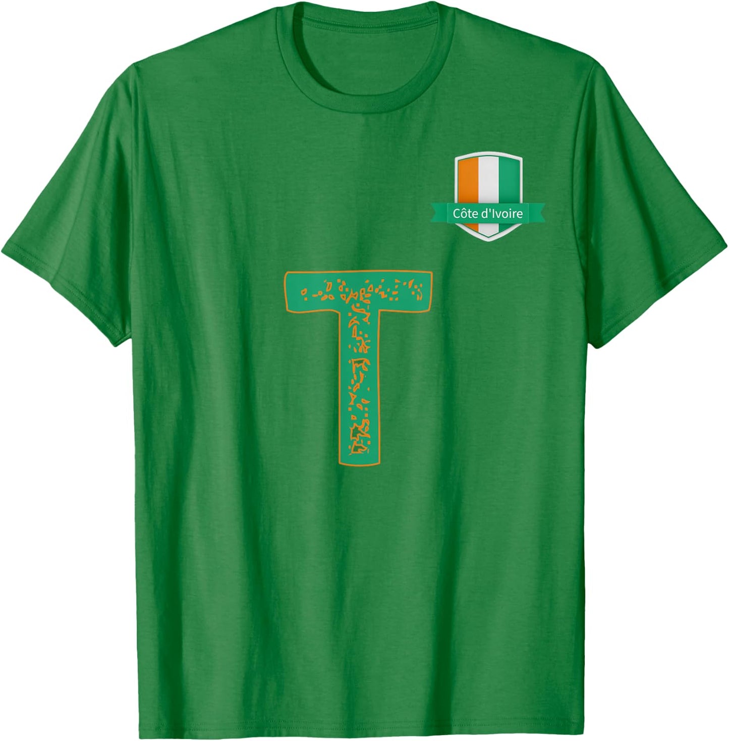 Team Flag Group apparel - T - Côte d'Ivoire Ivory Coast T-Shirt - T-Shirt | Irish Green