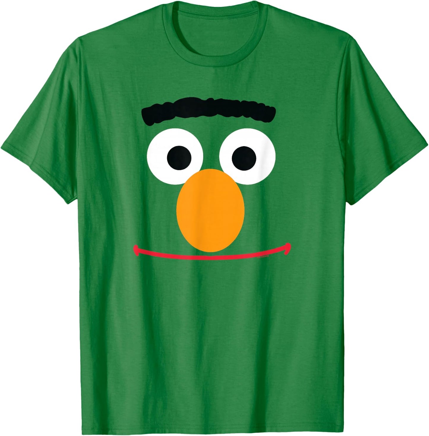 Sesame Street Bert Face Halloween Costume T-Shirt - T-Shirt | Irish Green