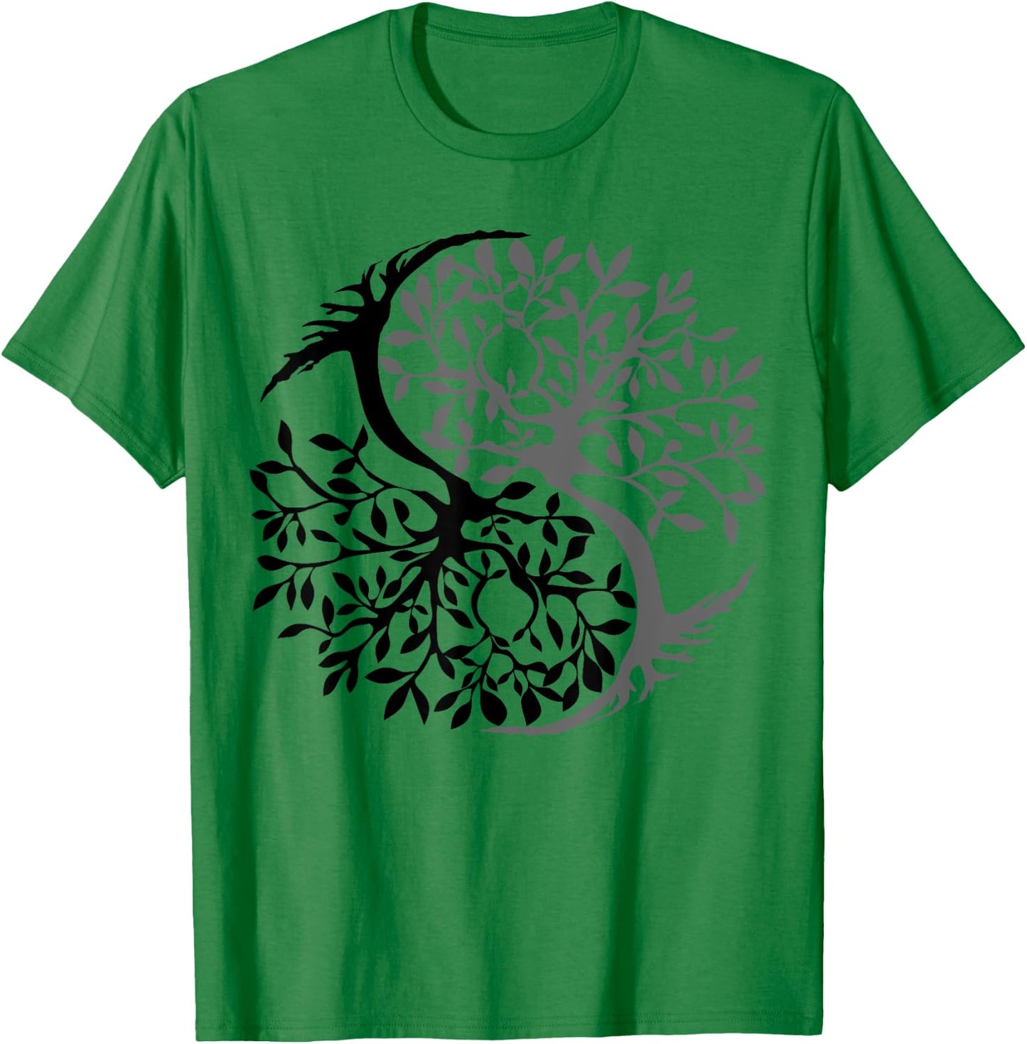 Tree Of Life Yin Yang Symbol Funny Bonsai Zen Gift Men Women T-Shirt - T-Shirt | Irish Green