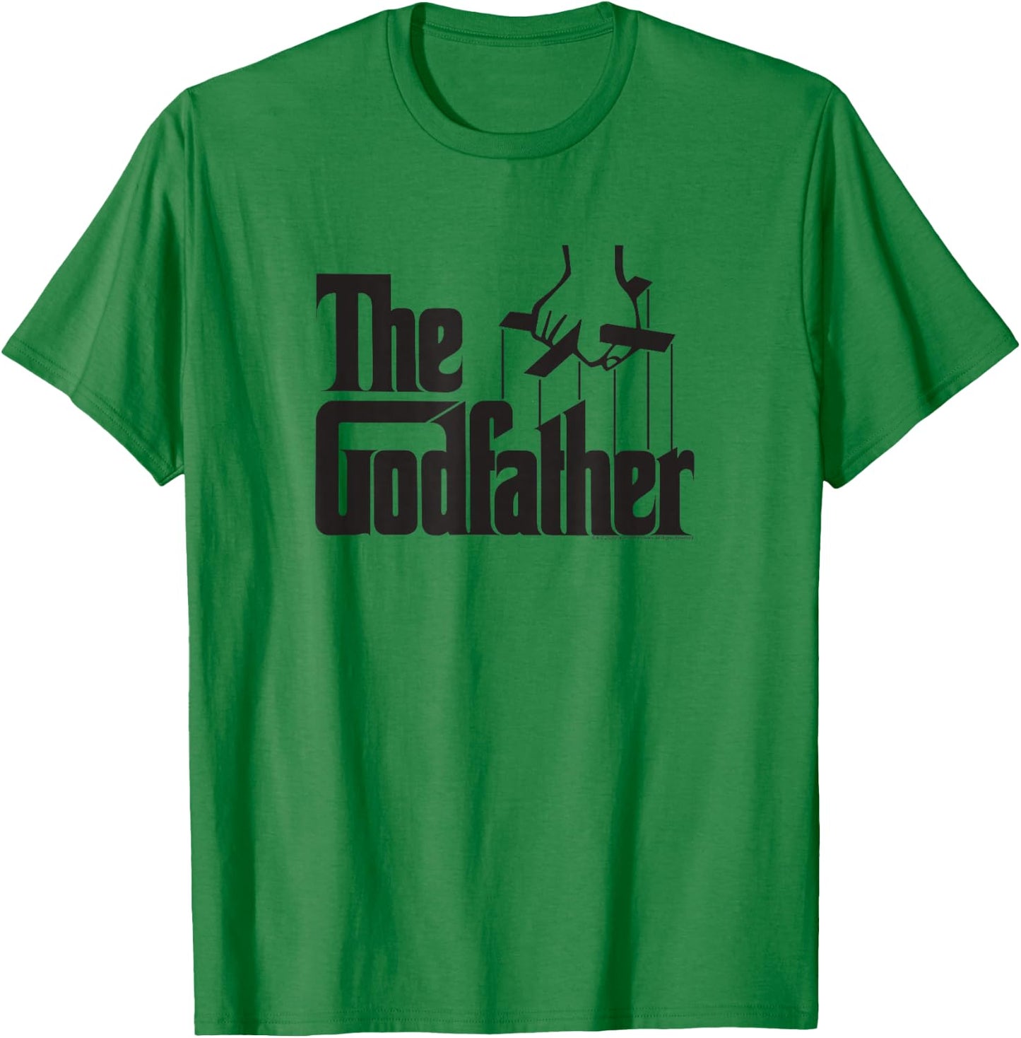 Ripple Junction The Godfather Logo , Men's & Women's -Adults Grey Cotton Classic Fit , Small, Short Sleeve, , Novelty Movie T-Shirt - T-Shirt | Irish Green