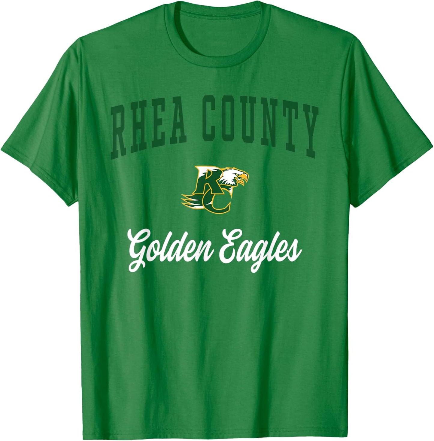 Rhea County High School Golden Eagles T-Shirt - T-Shirt | Irish Green