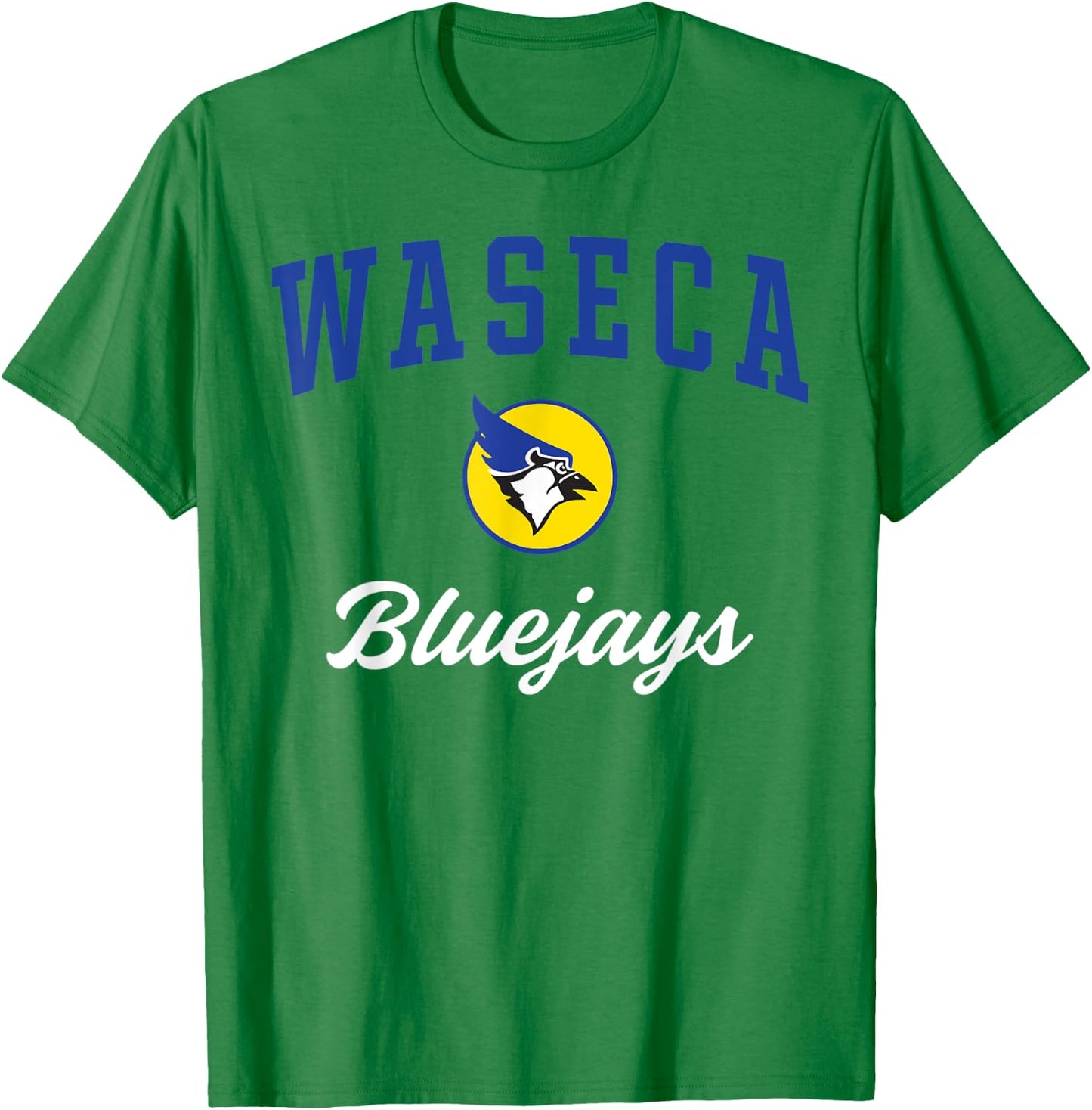 Waseca High School Bluejays T-Shirt - T-Shirt | Irish Green