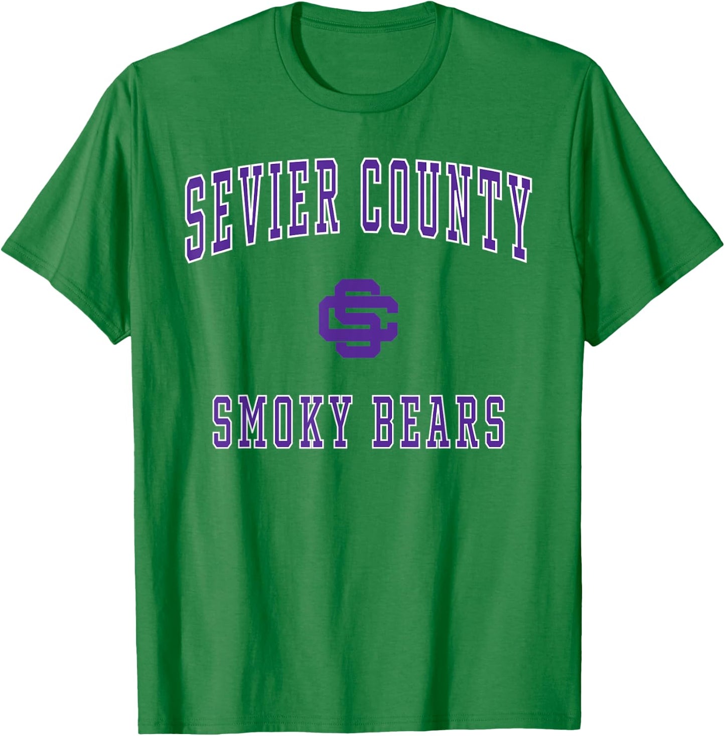 Sevier County High School Smoky Bears T-Shirt - T-Shirt | Irish Green