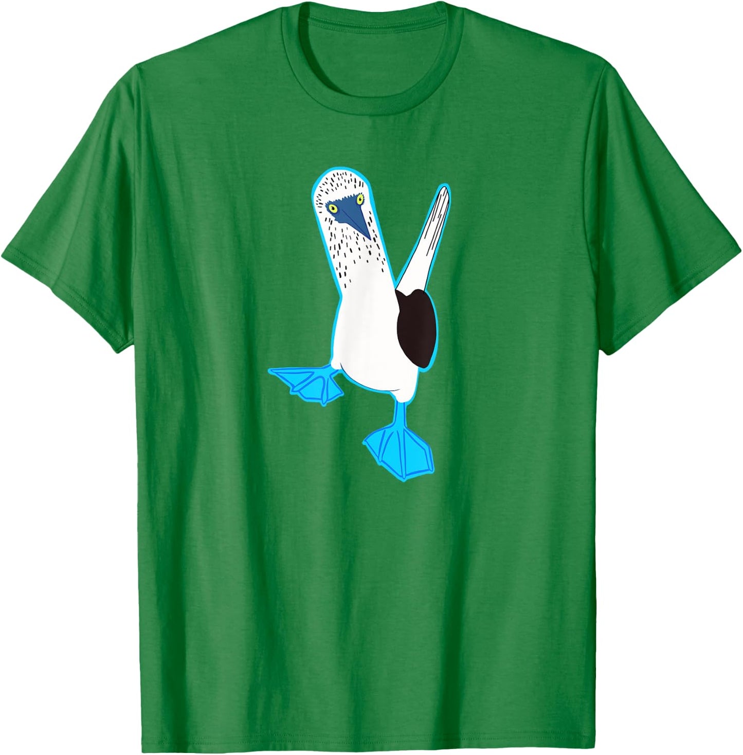 Funny Blue-Footed Boobie T-Shirt - T-Shirt | Irish Green