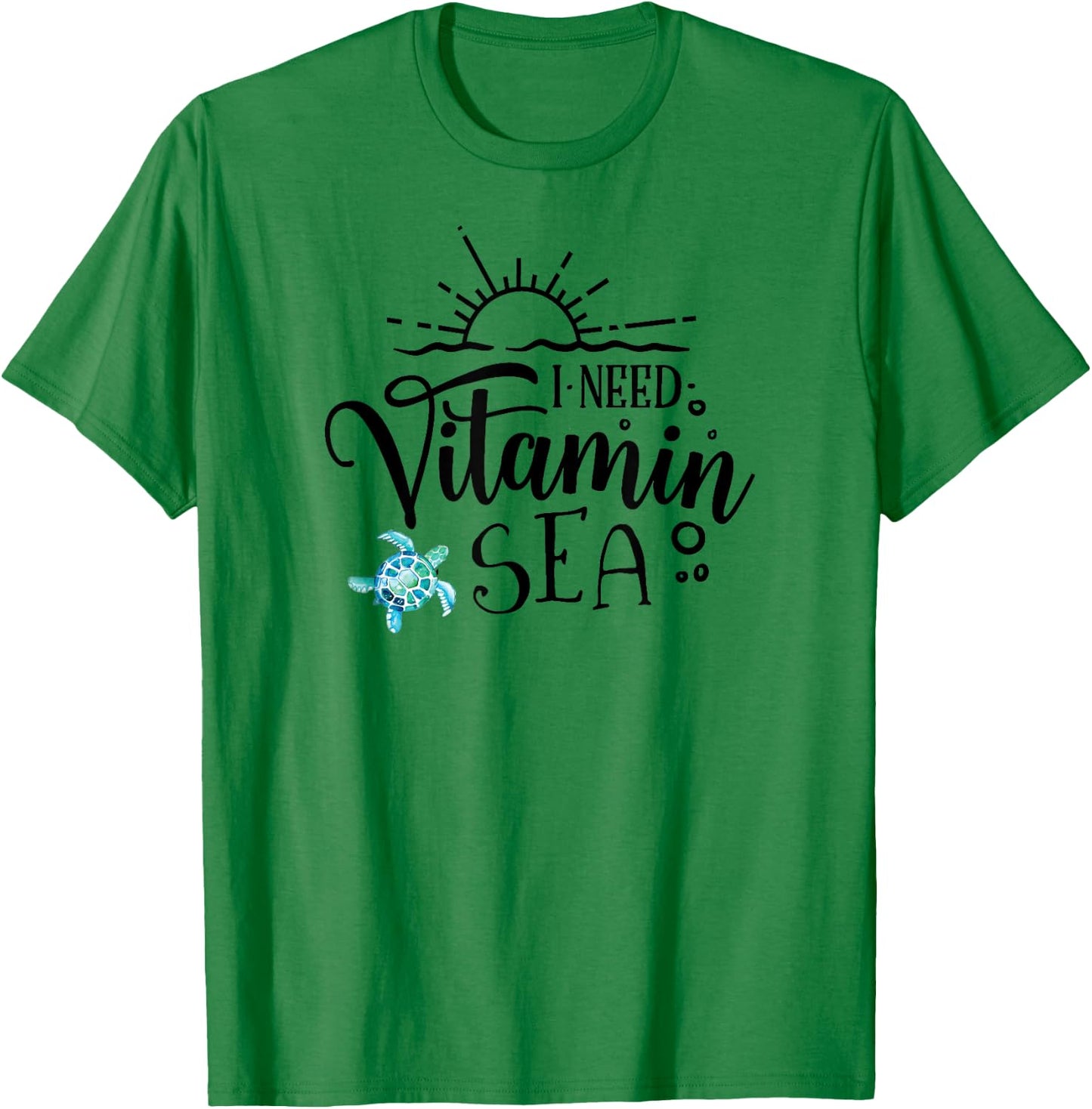 I Need Vitamin Sea Summer Women T-Shirt - T-Shirt | Irish Green