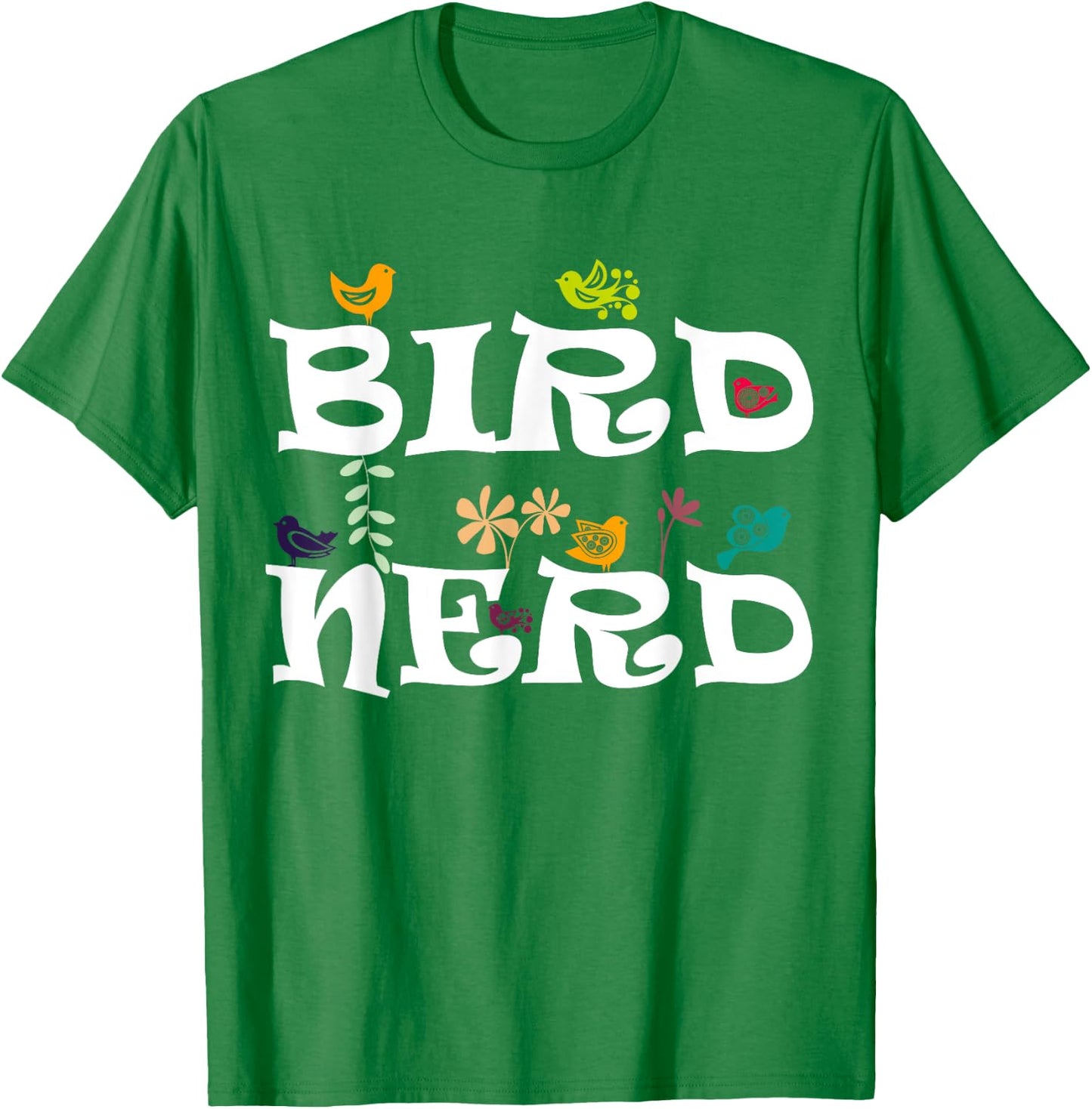 Birds to Watch Bird Nerd Ornithology Science Birds Spicies Birdwatching - -Adults, Grey, Small T-Shirt - T-Shirt | Irish Green