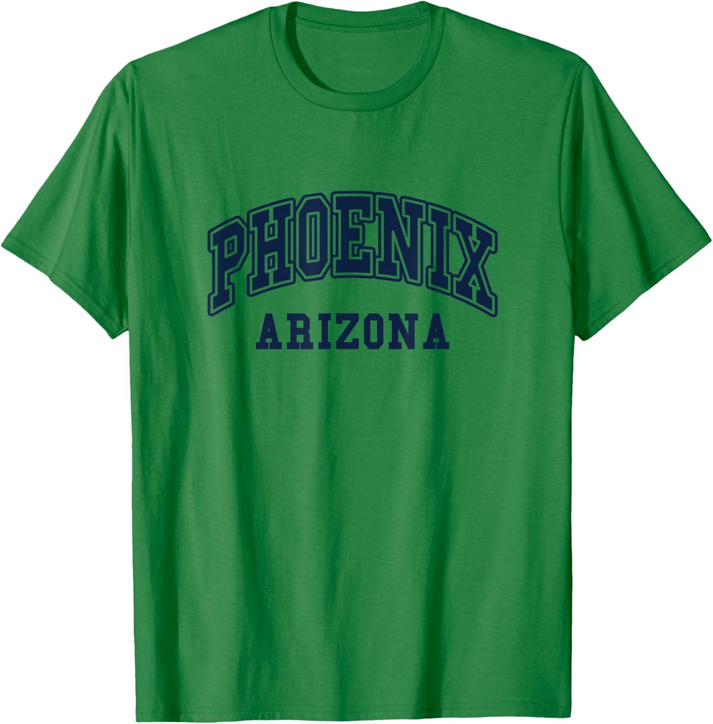 Phoenix - Arizona - Throwback Design - Classic T-Shirt - T-Shirt | Irish Green