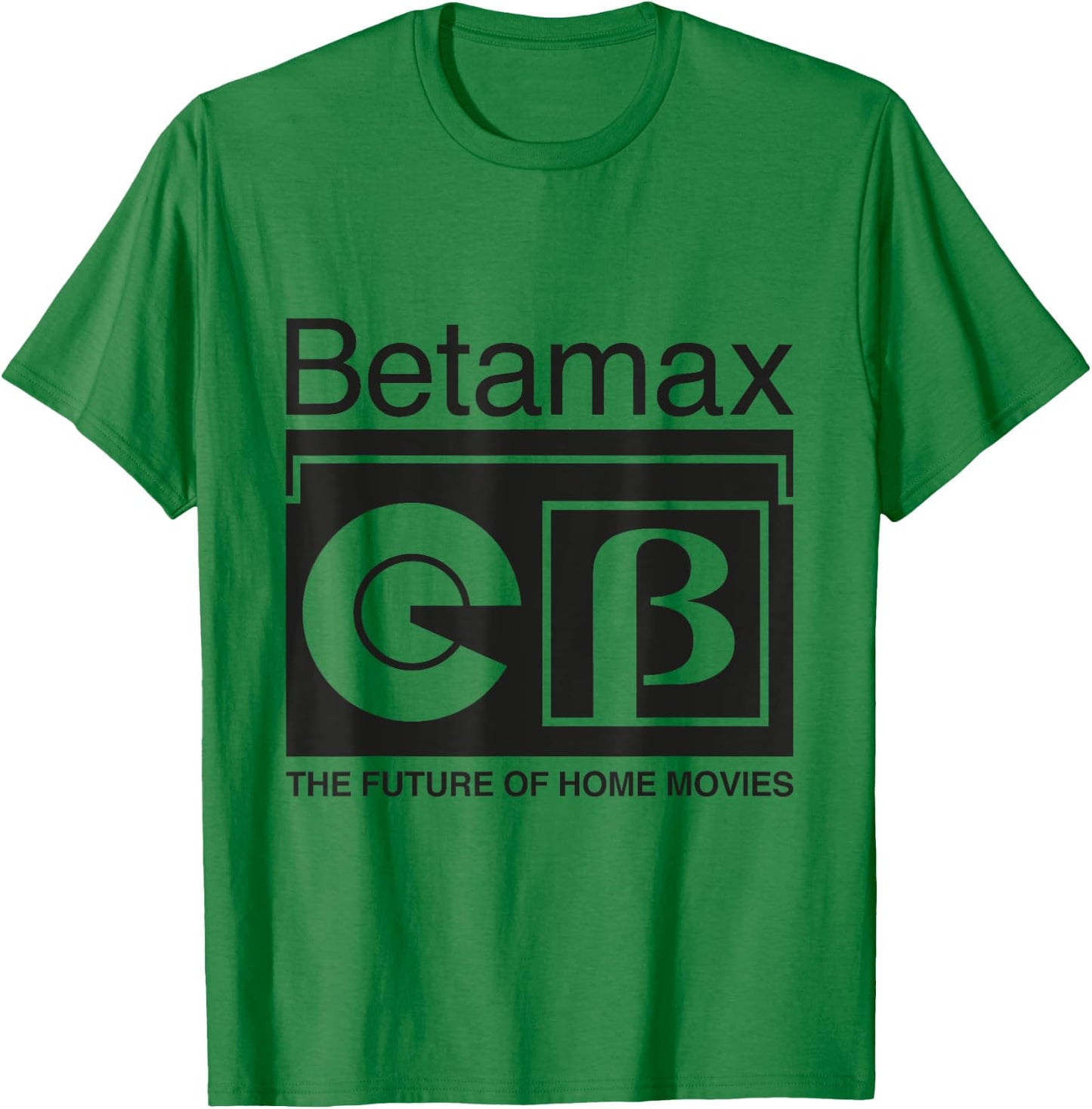 Betamax The Future Of Home Movies T-Shirt - T-Shirt | Irish Green
