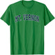 Mt. Vernon Washington WA Vintage Sports Design Navy Design T-Shirt - T-Shirt | Irish Green