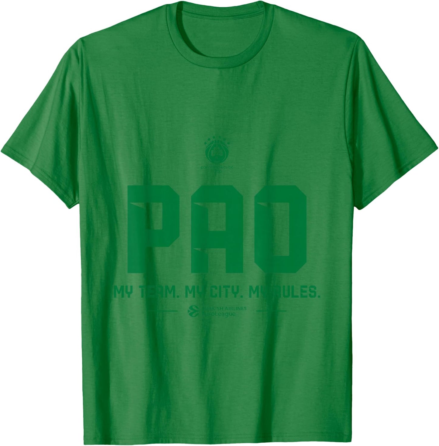 Teams - Panathinaikos OPAP Athens (White) T-Shirt - T-Shirt | Irish Green