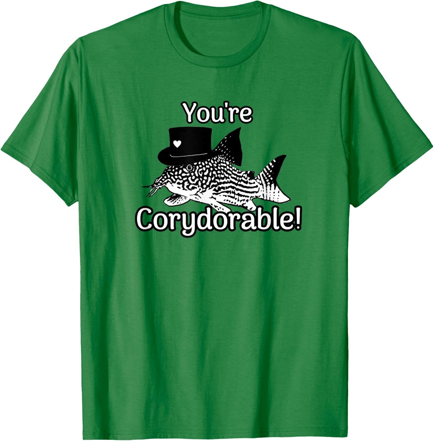 Corydoras Cory Cats You're Corydorable Fish Catfish Gift T-Shirt - T-Shirt | Irish Green