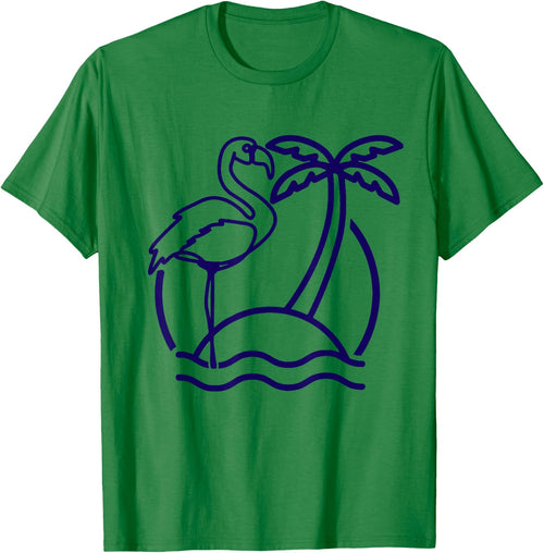 Flamingo Beach Vintage Retro 80s Miami Flamingo Lover Women Girls Kids