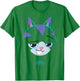 DreamWorks Gabby’s Dollhouse CatRat Big Face Halloween T-Shirt - T-Shirt | Irish Green
