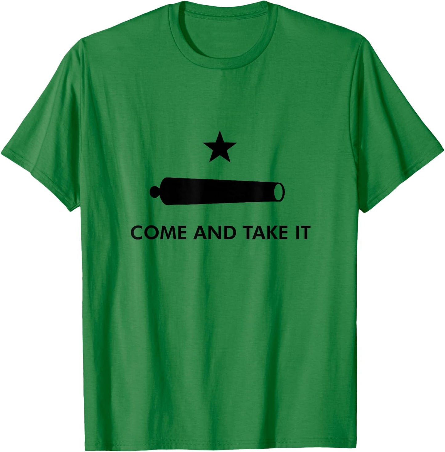 Come And Take It Texas Alamo 1836 Historical T-Shirt - T-Shirt | Irish Green