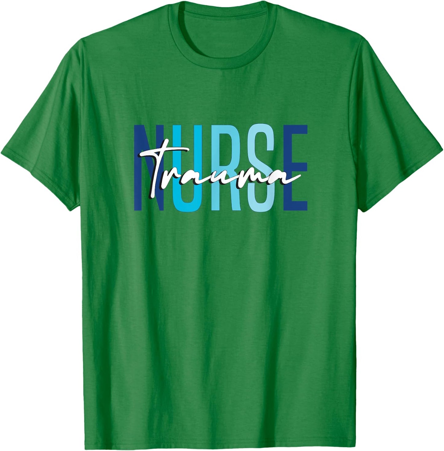 Vintage Trauma Nurse Er Trauma ICU Nurse Emergency Trauma T-Shirt - T-Shirt | Irish Green