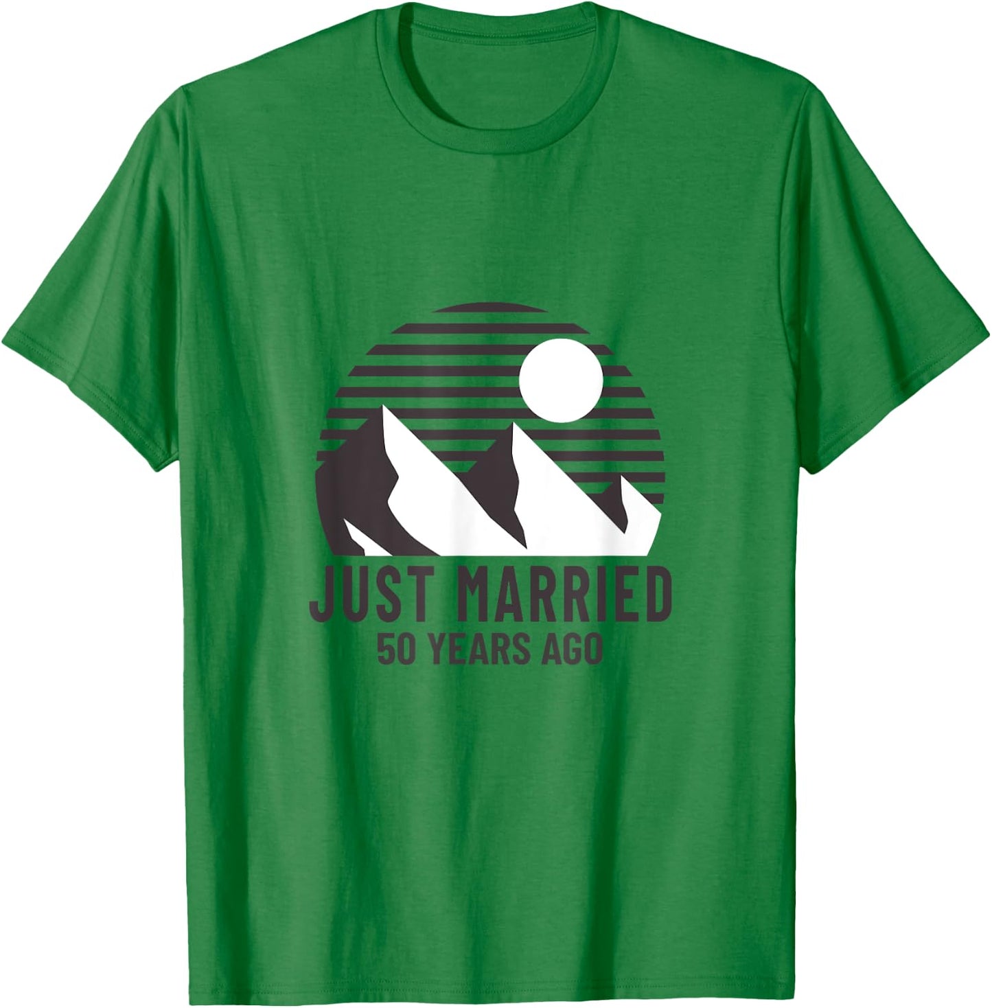 Romantic Matching Couples - 50th Golden Wedding Anniversary T-Shirt - T-Shirt | Irish Green