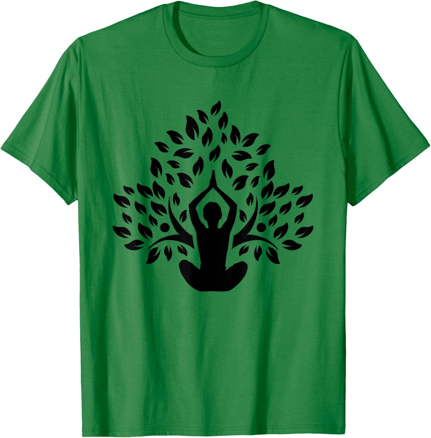 Yoga Pose Tree Meditation Yoga Lover Gift T-Shirt - T-Shirt | Irish Green
