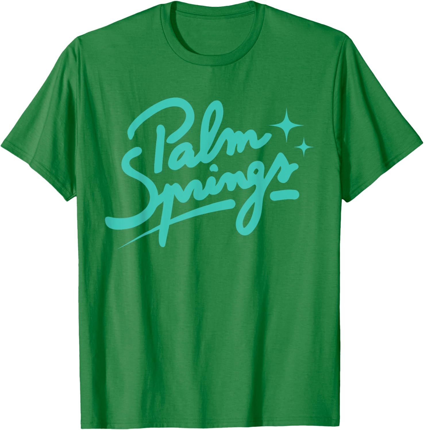 Palm Springs California Vacation Retro T-Shirt - T-Shirt | Irish Green