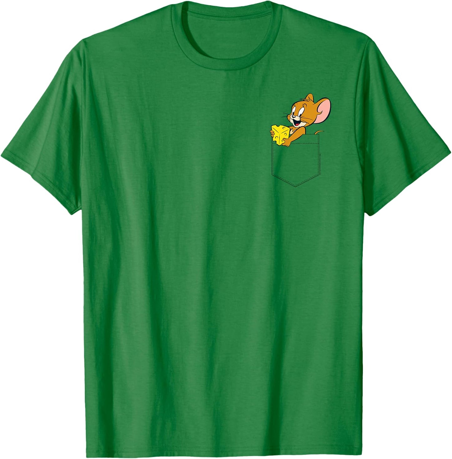 Tom and Jerry Faux Pocket Jerry T-Shirt - T-Shirt | Irish Green